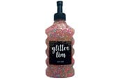 Hobby artikler - Hobby Mate Glitterlim grov glitter, Pink, 177ml - Lim60