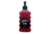 Hobby artikler - Hobby Mate Glitterlim grov glitter, Rød, 177 ml. - Lim63