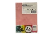 Papir, Fotopapir og Etiketter - Hobby Mate Karton A4 220g. 10 ark PINK - OFF1134