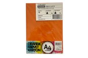 Papir, Fotopapir og Etiketter - Hobby Mate Karton A4 220g. 10 ark ORANGE - OFF1137