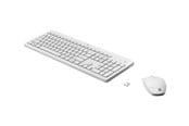 Tastatur - HP 230 - Tastatur & Mus sæt - Engelsk - Hvid - 3L1F0AA#ABB