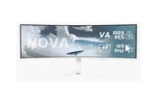Skærm - 49" Arozzi Nova 49” Curved computer monitor - AZ-NO-49TUW165-WT