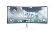 Skærm - 34" Arozzi Nova 34″ Curved computer monitor - AZ-NO-34T2K165-WT