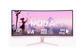 Skærm - 34" Arozzi Nova 34″ Curved computer monitor - AZ-NO-34T2K165-PNK