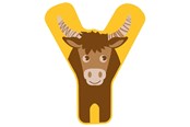 Kreativt Legetøj - Small Foot - Wooden Animal Children's Letter - Y - 12532