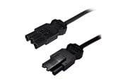 Strømkabel (ekstern) - Deltaco - power extension cable - GST18i3 to GST18i3 - 1 m - DEL-118E1