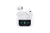 Hovedtelefoner/headset - Dudao U19 in-ear TWS wireless Bluetooth 5.3 headphones with LED display - white - 6976625332724