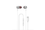 Hovedtelefoner/headset - Dudao X1PROT In-Ear Wired USB-C Headphones 1.2m - White - 6973687247355