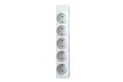 Afbrydermateriel - E-line Socket with 5 outlets - 8531113