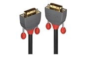 Skærmkabel - Lindy Anthra Line - DVI cable - DVI-D to DVI-D - 5 m - 36224
