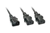 Strømkabel (ekstern) - Lindy - power splitter - IEC 60320 C14 to power IEC 60320 C13 - 2 m - 30039