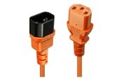 Strømkabel (ekstern) - Lindy - power extension cable - power IEC 60320 C13 to IEC 60320 C14 - 2 m - 30475