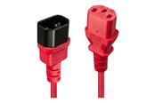 Strømkabel (ekstern) - Lindy - power extension cable - power IEC 60320 C13 to IEC 60320 C14 - 50 cm - 30476