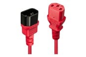 Strømkabel (ekstern) - Lindy - power extension cable - power IEC 60320 C13 to IEC 60320 C14 - 2 m - 30478