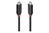 USB kabel - Lindy Black Line - USB-C cable - 24 pin USB-C to 24 pin USB-C - 1 m - 37001