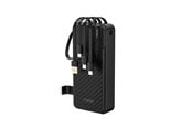 Powerbank - Dudao K11 Pro Powerbank with Built-in Cables Powerbank - Sort - 20000 mAh - 6977196681877