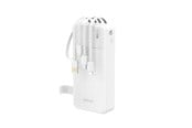 Powerbank - Dudao K11 Pro Powerbank with Built-in Cables Powerbank - Hvid - 20000 mAh - 6977196681884
