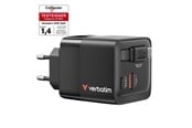 Mobil - Adaptere & Opladere - Verbatim - 65W 2 Port with Retractable Cable - 32217