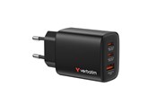 Mobil - Adaptere & Opladere - Verbatim Essentials GaN Charger 65W EU plug Black - 32352