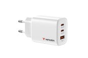 Mobil - Adaptere & Opladere - Verbatim Essentials GaN Charger 65W EU plug White - 32353
