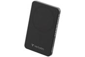 Powerbank - Verbatim Charge 'n' Go Essentials wireless power bank - magnetic - 24 pin USB-C - 20 Watt Powerbank - Sort - 5000 mAh - 32225