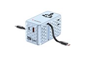Mobil - Adaptere & Opladere - Verbatim 70W 2C Retractable Universal Travel Adapt - 30187