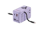 Mobil - Adaptere & Opladere - Verbatim Charge ’n’ Travel 70W 2C retractable Universal Travel Adapter - Purple - 30188