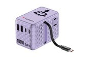 Mobil - Adaptere & Opladere - Verbatim Charge ’n’ Travel 100W Travel Adapter w/ Cable Pur - 30193