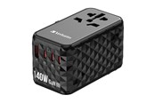 Mobil - Adaptere & Opladere - Verbatim UTA-10 power adapter - GaN III universal - 3 x USB-C USB - 140 Watt - 32125