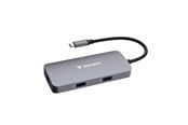 USB hub - Verbatim CMH 05 - hub - 5 ports USB hub - 5 ports - Grå - 32150