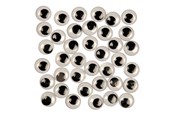 Kreativitet & Hobbyartikler - Creativ Company - Wiggle Eyes Non-Adhesive 12mm 1000pcs. - 501121