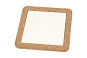 Kreativitet & Hobbyartikler - Creativ Company - Porcelain Coaster with Cork Frame - 556521
