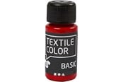 Skrive- og Tegneværktøjer - Creativ Company - Textile Color Semi-opaque Textile Paint - Red 50ml - 34202