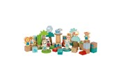 Leg & Læring - Small Foot - Wooden Building Blocks Jungle Friends - 50 pcs - 12768
