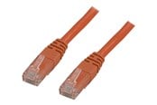Netværkskabel - Deltaco TP-607-OR - patch cable - 75 cm - orange - Orange - 0.7 meter - TP-607-OR
