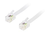 Netværkskabel - Deltaco DEL-154D - network cable - 1.5 m - white - Hvid - 1meter - DEL-154D