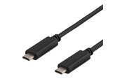 USB kabel - Deltaco USBC-1054 - USB-C cable - 24 pin USB-C to 24 pin USB-C - 1 m - USBC-1054