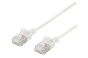 Netværkskabel - Deltaco patch cable - 1.5 m - white - Hvid - 1m - UFTP-1038