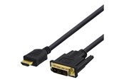 Skærmkabel - Deltaco HDMI-116D - adapter cable - HDMI / DVI - 7 m - HDMI-116D