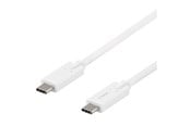USB kabel - Deltaco USBC-1504 - USB-C cable - 24 pin USB-C to 24 pin USB-C - 2 m - USBC-1504