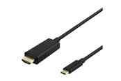 Skærmkabel - Deltaco adapter cable - 2 m - USBC-HDMI-1020