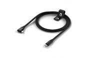 USB kabel - Satechi Right Angle 1m USB-C Cable with 240W Power Delivery and 20Gbps Data Transfer - Black - AP-YCR100K