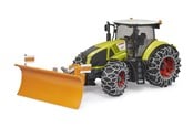 Legetøjsbil - Bruder Claas Axion 950 med snekæder og sneplov - BR3018
