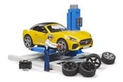 Legetøjsbil - Bruder BWorld Bilservicecenter og Roadster - BR62112