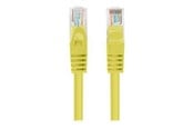 Netværkskabel - Lanberg patch cable - 1 m - yellow RAL 1016 - Gul - 1m - PCU6-20CC-0100-Y