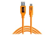 USB kabel - Tether Tools TetherPro - USB-C cable - USB Type A to 24 pin USB-C - 4.6 m - CUC3215-ORG