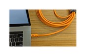 USB kabel - Tether Tools TetherPro - USB-C cable - 24 pin USB-C to mini-USB Type B - 4.6 m - CUC2415-ORG