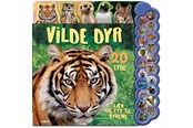 Børnebøger - 20 lyde : Vilde dyr - Børnebog - Papbog - 9788775379767