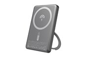 Powerbank - Dudao K28S 20W PD 5000mAh Powerbank with MagSafe and Stand - Gray Powerbank - Grå - 5000 mAh - 6977196680122