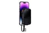 Powerbank - Baseus PPQD060001 power bank Powerbank - Sort - 10000 mAh - PPQD060001